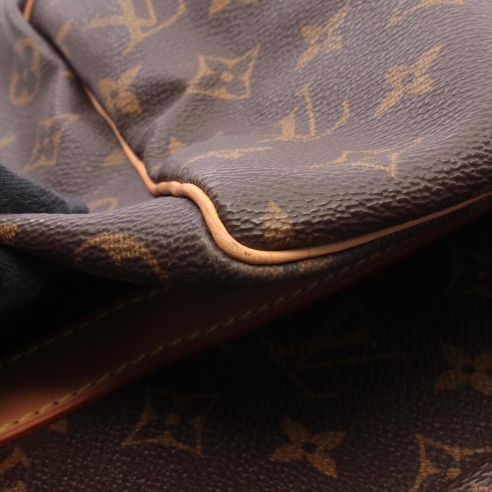 LOUIS VUITTON Authentic Brown Monogram Leather Keepall 50 Boston Bag - Picture 8 of 8